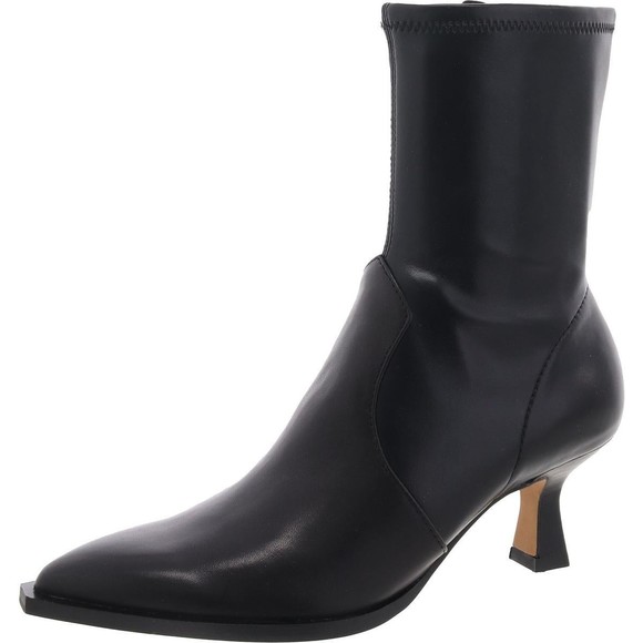 Dolce Vita Womens Leather Pointed Toe Mid-Calf Boots , Black , 6.5 - Picture 1 of 1